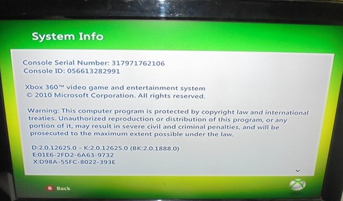 XBOX 360 Early Dashboard NXE Kinect 2.0.12625.0 12625 Xenon Motherboard *WORKS* - Picture 7 of 12
