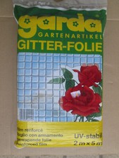 Gitterfolie Folie für Gewächshaus Frühbeet Treibhaus