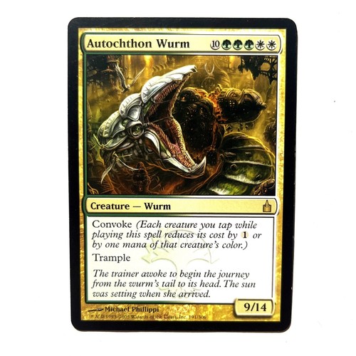 Autochthon Wurm VLP Ravnica: City of Guilds Rare MTG Magic See Photos
