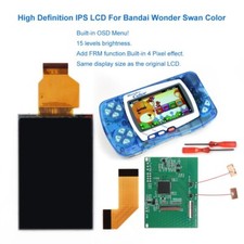 Hightlight IPS Backlight LCD Screen For Bandai WonderSwan Color WSC Game Console