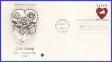 USA5 #2814 U/A PCS ARTCRAFT FDC   Dove and Roses Love