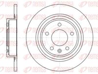 Remsa 2X Bremsscheibe Hinten Ø292.2 Voll FüR Opel Astra J P10 2.0 Cdti 1.7 P12