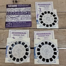 1950s Oberammergau Passion Play 3 Reels Sleeves View Master 1550 1 2