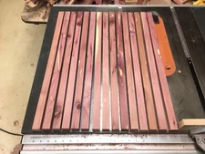 Eastern Red Cedar Slats, 20 Pcs @ 1/2” x  1” x 24”,  10 Pcs @ 1/2” x 1” x 48”