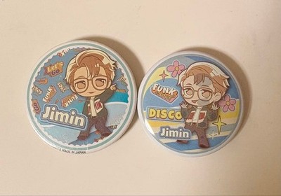 BTS Jimin TinyTAN Can Badges 2Pk, MIB, Never Used, Clean