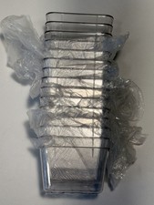 Clear Plastic Rectangular Organization Storage Containers Set of 15