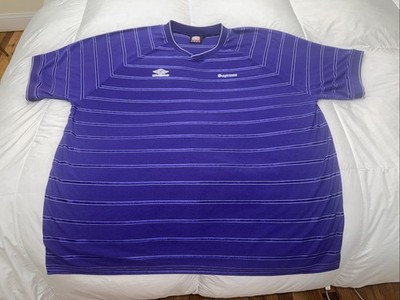 Supreme Umbro Stripe Soccer Jersey Black | eBay