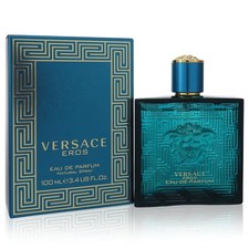 Versace Eros by Versace 3.4 oz Eau De Parfum 100ml Men Spray New in Box