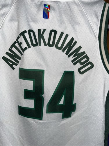 MAGLIA NIKE MILWAUKEE BUCKS #43 GIANNIS ANTETOKOUNMPO YOUTH M CITY EDITION (B23) - Foto 12 di 13