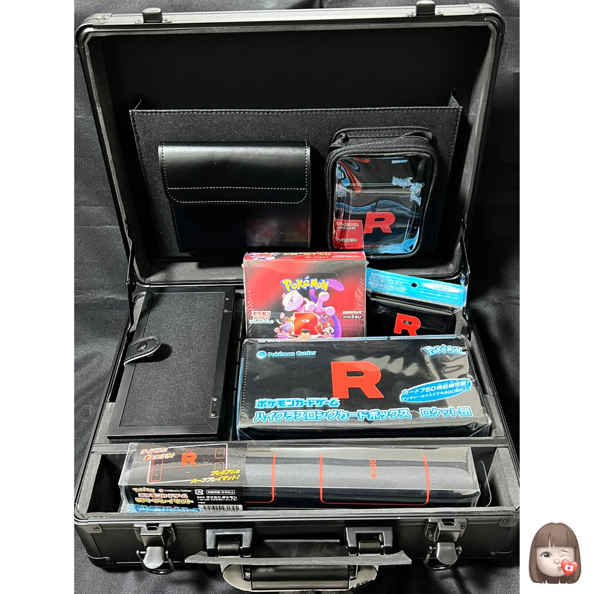 ラッカム　Mounted Knight 未開封BOX The Glory of Team Rocket Attache Case and Supply 6set Pokemon