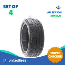 Set Of 4 Used 24545r18 Bridgestone Driveguard Plus Rft 96w - 7-7.532
