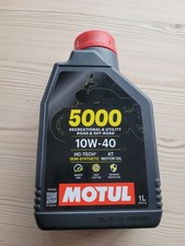 5000 Motul 10w 40 Oil Road and Off Road Semi Synthetic Motor Oil 1 litre