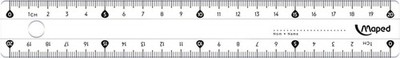 Maped Flachlineal Start 146 200 mm aus Kunststoff