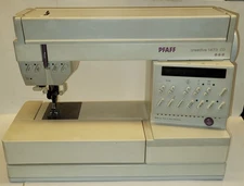 Tested Vintage PFAFF Creative 1473 CD Sewing Machine w/ Pedal , Case , & Manual