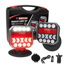 Wireless Trailer Lights 110  Rotatable, Magnetic LED Tail Light for Towing