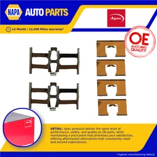 Brake Pad Fitting Kit fits ROVER 620 RH 2.0 Rear 93 to 99 Apec Quality New