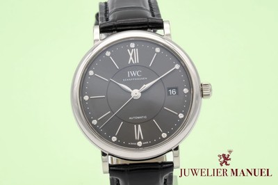 IWC Portofino Automatic IW458110 Diamond Dial Stahl Automatik 37mm