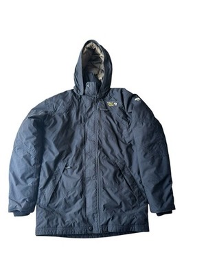 Mountain Hardwear Conduit Down Parka Jacket Mens Small Black Removable Hood