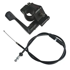 7/8'' 22mm Thumb Throttle Cable Accelerator Handle Assembly for 50cc 70cc 90cc 