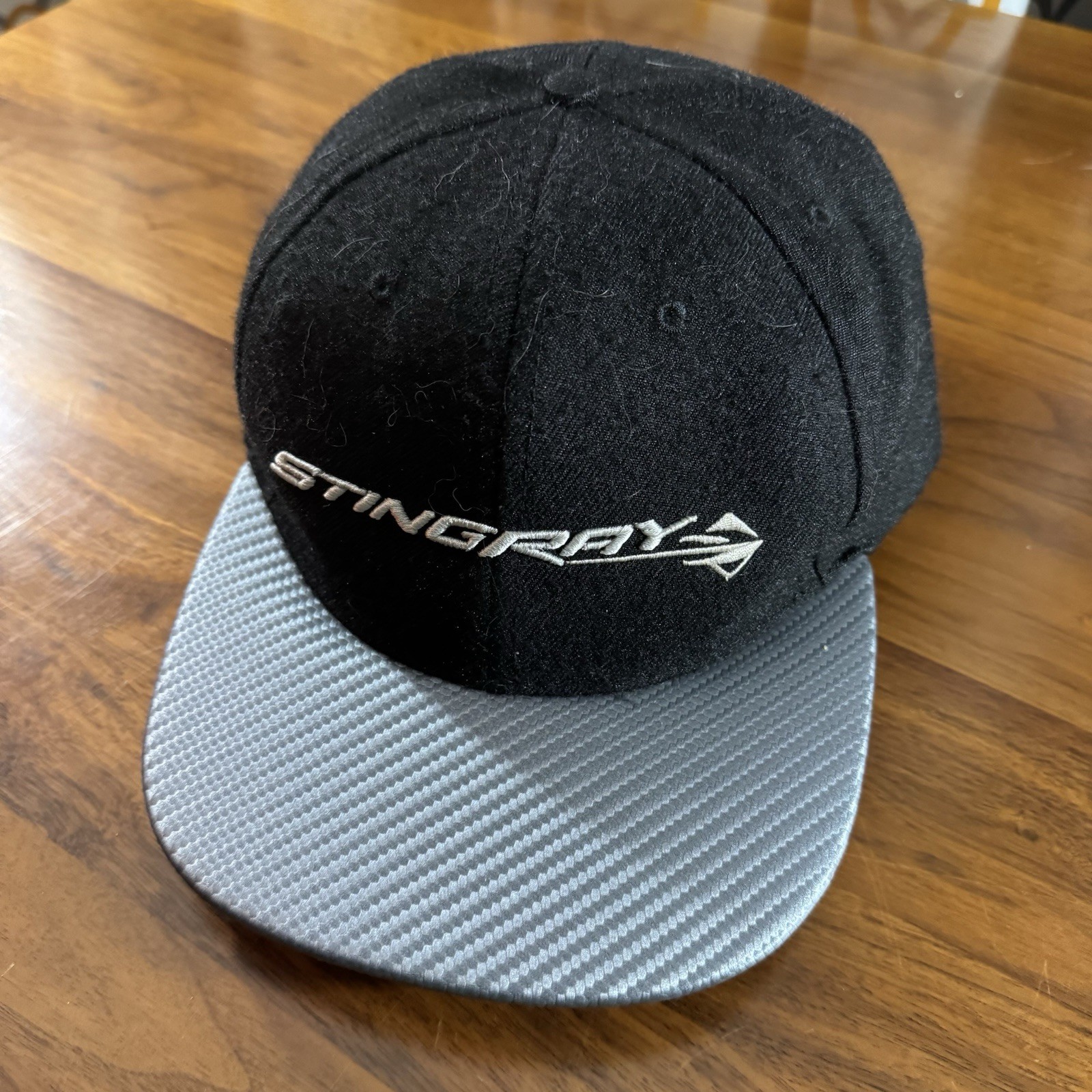 Corvette Stingray Adjustable Back Flat Rim Hat Em… - image 2