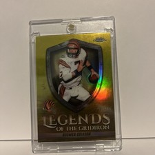 Boomer Esiason 2025 Topps Chrome Legends of the Gridiron #LOG6 Yellow Ref. #/275