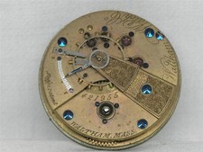 ANTIQUE 18S 1857 MODEL WALTHAM WATCH COMPANY KEY WIND POCKET WATCH, FOR PARTS