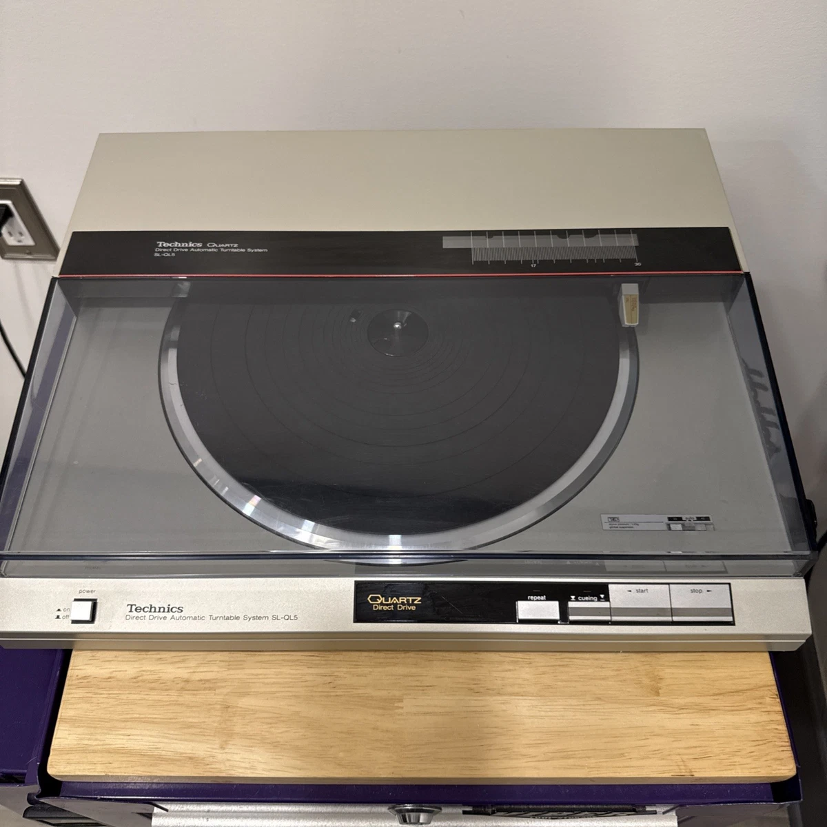 その他 Technics SL-5 Technics SL-5 Direct-Drive Fully-Automatic Turntable System Manual