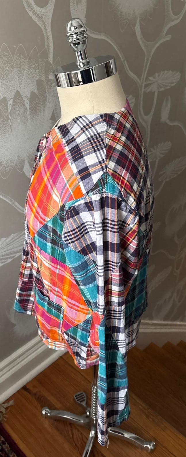 ENGINEERED GARMENTS New York Patchwork Madras Ove… - image 4