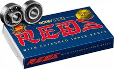 Bones  Race REDS  Skateboard Bearings 8 pack