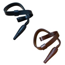 British Army Sword Knot Genuine Leather Military Parade Ceremonial Black & Brown