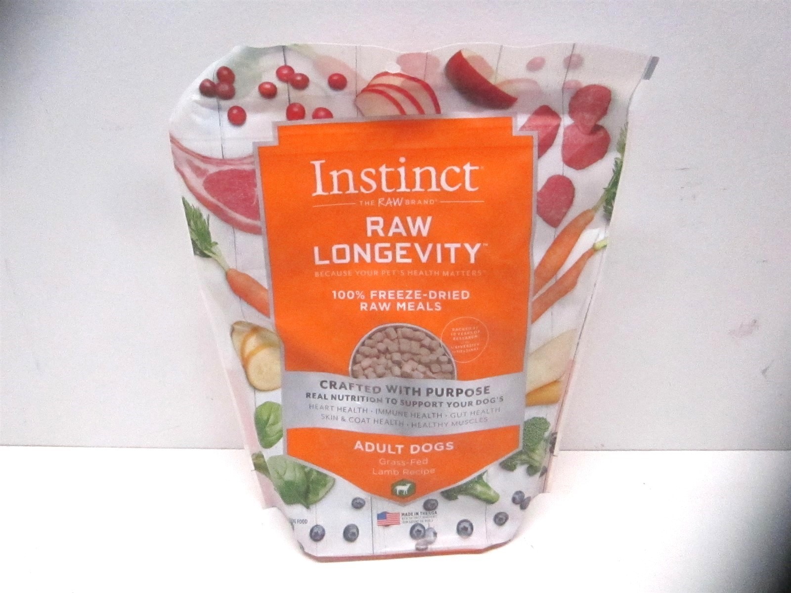 Instinct 15oz. Nature's Variety NV Longevity Freeze Dried Lamb Dog Food -02/2026