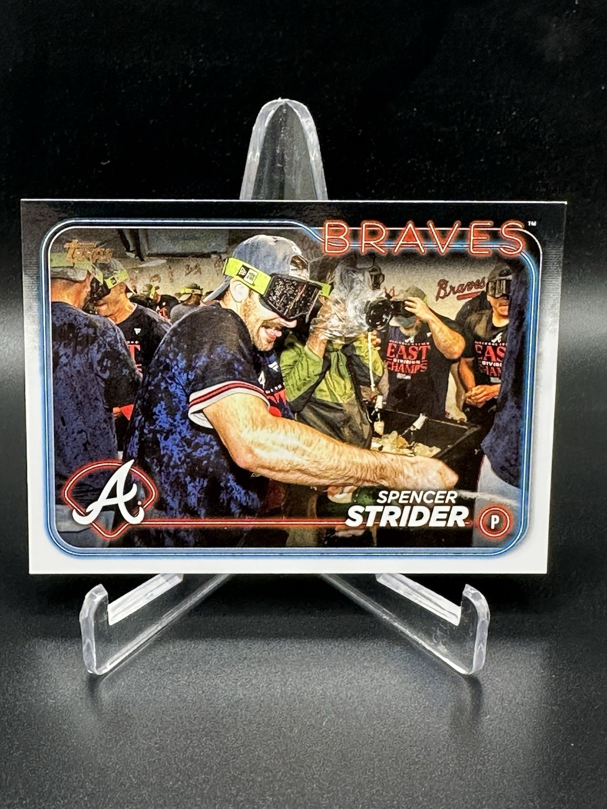 2024 Topps Series 1 - Spencer Strider #11 Golden Mirror SSP