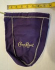 Crown Royale purple velvet bag with gold drawstring -9 x 6 in. — photo 4