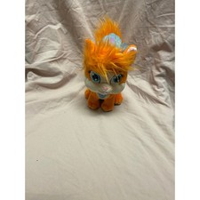 DISNEY PRINCESS PALACE PETS - TREASURE - Ariel's Kitten Cat 9" Orange Plush VGC