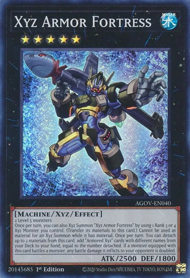 Xyz Armor Fortress Super Rare Age of Overlord AGOV-EN040 NM | eBay