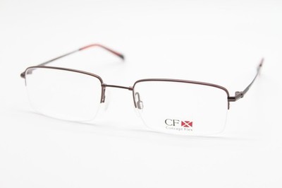 NEW CONCEPT FLEX CHARMANT CFX CX11603 COLOR-BU BURGUN AUTHENTIC EYEGLASSES 54-20
