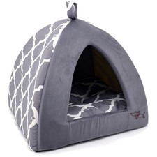 Plush Cat Bed Tent - Cozy Enclosed House