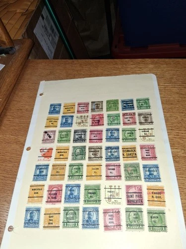 SL 1229/ 49 Used US Precancel Stamps us stamps collections lots