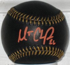 Matt Chapman BAS Certified Autograph Signed Official BLACK MLB Ball SF Giants
