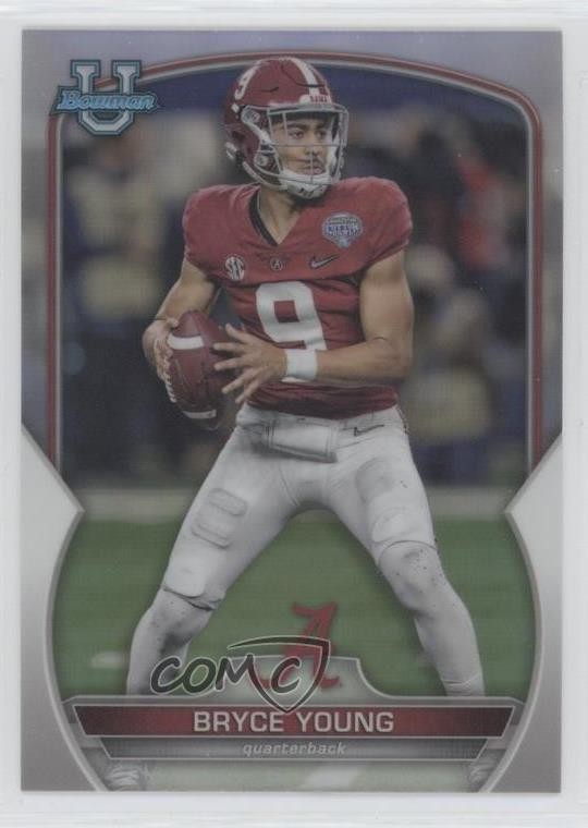 2022 Bowman U Chrome Refractor Bryce Young #1 0s1p