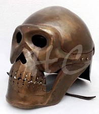 Medieval Roman Helmet Historical Armor Helmet Red Plume Vintage Home Décor Gift