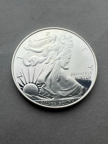 1 oz .999 Fine Silver Round – Walking Liberty Design – Money Metals Exchange