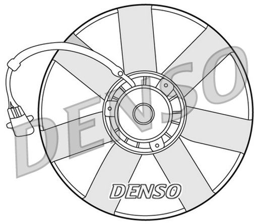 Radiator fan DER32002 DENSO for VW AUDI SKODA SEAT - Image 8