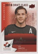 2020-21 Team Canada Juniors 2018 Draft Class Exclusives 159/250 Ty Smith #89 z6b