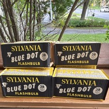 SYLVANIA Blue Dot 3B Flashbulb 25W 120V Blue Incandescent Bayonet Mount