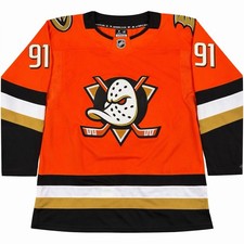 Leo Carlsson Jersey Anaheim Ducks Orange Mens Large Stitched 91