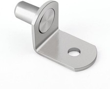 1/4 Inch Shelf Pegs,40Pcs Bracket Support Pins L-Shaped Holders for...