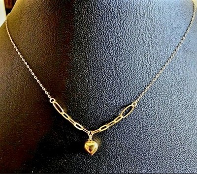  18k Herz Halskette