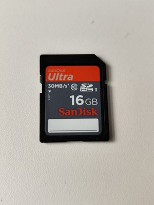 SanDisk Ultra 16GB SD-Karte 30 mb/s