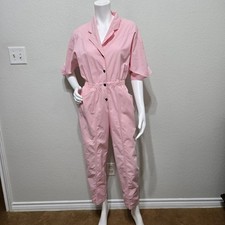 VNTG Diane Von Furstenberg Pink Jumpsuit Size S